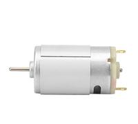 Fafeicy Moteur 395, Micromoteur Circulaire à Long Arbre en D à Grande Vitesse pour Applications Industrielles, Performance de 20 000 Tr/min, Idéal pour les Commandes électriques