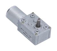 Fafeicy Moteur à Engrenage à Vis sans Fin DC 12V, 0.6 TR/Min, Réducteur Autobloquant JSX5300-370 avec Couple de 20kg.cm pour Ouvre-fenêtre, Ouvre-Porte, Mini Treuil