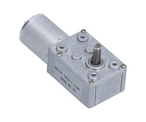 Fafeicy Moteur à Engrenage à Vis sans Fin DC 12V, 0.6 TR/Min, Réducteur Autobloquant JSX5300-370 avec Couple de 20kg.cm pour Ouvre-fenêtre, Ouvre-Porte, Mini Treuil
