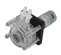Fafeicy Motor de Pompe Péristaltique, Pompe de à Dose de Transfert de Fluide Tout Métal DC Metal 24V 3000 Ml/Min Réduction de L'engrenage Planétaire à Débit élevé avec