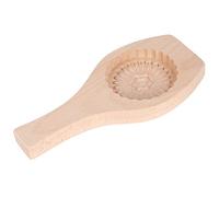 Fafeicy Moule à Gâteau en Forme de Lune en Bois Naturel, Outil de Pâtisserie à Motif de Fleurs, pour la Cuisson à Domicile, activité de Cuisine Familiale, 1 Paquet, DIY (N°07)