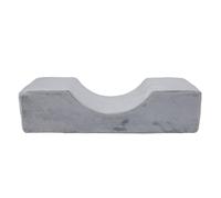 Fafeicy Mousse à Mémoire de Mémoire Ergonomique - Salon Extension du Cou de Cils pour la Transplantation de Cils de beauté, Idéal pour les Salons de beauté et les Spas (GREY)