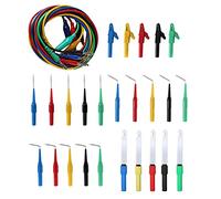 Fafeicy Multimeter Test Lead Wire Kit, 2-Piece Waterproof Probe | Accessoires de testeur de compteur universel, noyau de cuivre à haute conductivité, insertion de connecteur à broches,