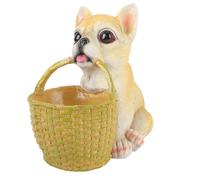 Fafeicy Ornement de Chien Nice Chiot Panier clé pour la Décoration D'entrée, Décor de Roulement clé pour Le Salon ou Le Bureau (Type 1)