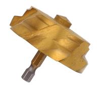 Fafeicy Outil D'alésoir de Tuyau, Foret de Levage de 63mm PPR pour la Réparation de Tuyaux D'eau avec Tige Hexagonale, Convient à une Perceuse à Main de 600W
