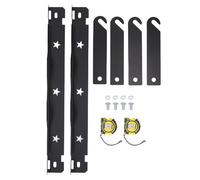 Fafeicy Outil D'alignement des Roues, Outil D'alignement des Orteils, Jauge d'orteil de Roue avec 2 Rubans à Mesurer pour Voiture UTV ATV Motos, Conception en Acier allié, Aucun