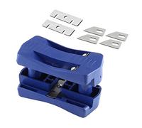 Fafeicy Outil de Coupe-bande, Matériau en PVC, 6 Lames Incluses, Essentielles pour le Travail du Bois et la Fabrication d'armoires