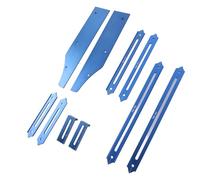 Fafeicy Outil de Gabarit de Marche d'escalier, Outil de Mesure de Jauge d'escalier en Alliage 'aluminium pour la Rénovation de la Maison, Mesure de 8 à 56 Pouces avec Précision pour les Projets '