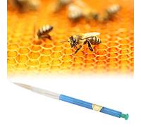 Fafeicy Outil de Greffage d'apiculture en Plastique Outil d'élevage de Reine 4 Pièces 11,5 Cm Piston à Ressort Roseau Pliable pour Le Transfert de Larves 'Abeilles dans l'élevage de Reine du