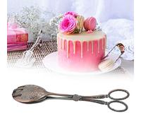 Fafeicy Pain Tong, Alliage de Zinc Non Glissement Cuisinier Boulangerie Pain Pince Multi-fonctionnalités pour la Boutique de Maison (Placage en cuivre sombre)