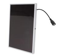 Fafeicy Panneau Solaire en Silicium Amorphe à Haute Température - Chargeur à Feu Incendie Résistant avec Interface USB pour Les Activités de Plein Air Matériel