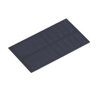 Fafeicy Panneau Solaire Monocristallin 1W 5V 50mA, Module Solaire Portable pour Charge de Batteries 3,7V, Design Résistant aux Intempéries pour Projets DIY et Usage Extérieur