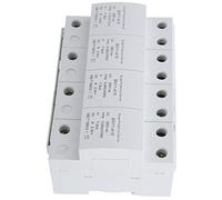 Fafeicy Parasurtenseur 4P, PBT Ignifuge, Protection contre la Tension ≤ 2,5 KV, Protection contre le Tonnerre pour les équipements électriques Ménagers (15KA)