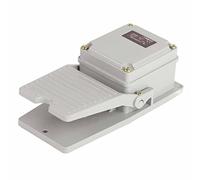 Fafeicy Pédale de Commande, Boîtier Robuste en Alliage D'aluminium Antidérapant avec Contacts Argentés, pour Instruments Médicaux, équipements Textiles, Appareils de Soudage, Tours,