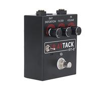 Fafeicy Pédale d'effet de Guitare, Mini-distorsion en Alliage en Aluminium pour Guitare électrique avec 3 Vintons Dirty Vintage pour Musiciens