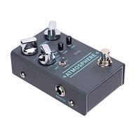 Fafeicy Pédale d'effet de Réverbération Numérique pour Guitare avec Plaque de Studio, Immense Pièce, Ressort, Eko-verbe, Pièces et Accessoires pour Instruments de Musique