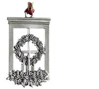 Fafeicy Pendentif d'arbre de Noël en étain, Artisanat en Métal, Ornement Suspendu DIY, Parfait pour la Décoration d'hiver, les Fêtes de Vacances et les Thèmes de Ferme (#2)