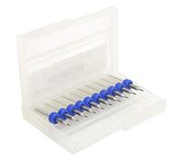 Fafeicy Perceuse à Aiguille de Nettoyage de Buse en Carbure de Tungstène, 0.1mm, Haute Précision pour Imprimantes 3D, Idéale pour les Cartes CNC et les Pièces Métalliques, 10 Pièces