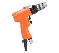 Fafeicy Perceuse à Air Réversible 3/8 Po, Mandrin sans clé 1,5-10 Mm | Outil pneumatique à poignée pistolet, vitesse à vide de 1 500 tr/min, réducteur en alliage trempé, interrupteur avant et