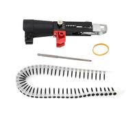 Fafeicy Perceuse Automatique Cloueuse à Vis Pneumatique, Ensemble D'adaptateurs de Chaîne, Haute Résistance, Longueur de Vis Réglable, Profondeur pour Cloisons Sèches, Plafond de