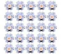 Fafeicy Perles de Lumière D'ampoule de Puce de 1W 5V LED Disponibles en Plusieurs Couleurs Perles de Lampe de Haute Puissance Super Brillantes (paquet de 25)(Rose)