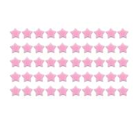 Fafeicy Perles D'étoiles 50pcs Perles D'espaceur Acrylique pour Bijoux de Bricolage Faisant des Accents en Vrac étoiles Mignonnes pour les Bracelets Colliers Accessoires (PINK)