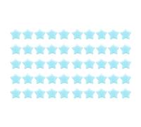 Fafeicy Perles D'étoiles 50pcs Perles D'espaceur Acrylique pour Bijoux de Bricolage Faisant des Accents en Vrac étoiles Mignonnes pour les Bracelets Colliers Accessoires (BLUE)