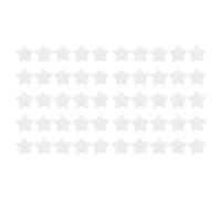 Fafeicy Perles D'étoiles 50pcs Perles D'espaceur Acrylique pour Bijoux de Bricolage Faisant des Accents en Vrac étoiles Mignonnes pour les Bracelets Colliers Accessoires (WHITE)