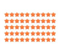 Fafeicy Perles D'étoiles 50pcs Perles D'espaceur Acrylique pour Bijoux de Bricolage Faisant des Accents en Vrac étoiles Mignonnes pour les Bracelets Colliers Accessoires (Orange et jaune)