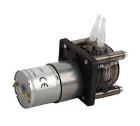 Fafeicy Petite Pompe Doseuse Péristaltique avec Débit de 200 Ml par Minute et Moteur à Balais CC pour le Dosage de Liquide dans les Applications Industrielles D'aquarium de Laboratoire (12V)