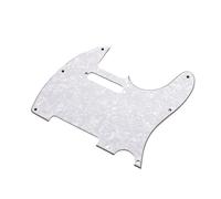 Fafeicy Pickguard 3 Couches pour Guitare électrique TL White Pearl | Matériau en Celluloïd PVC, adapté au Style TL, Aucune Découpe Nécessaire pour une Installation Facile, Protège le Corps de