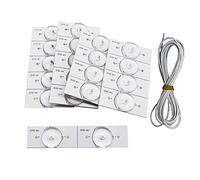 Fafeicy Pièces de Bandes D'éclairage à LED Blanches économes en énergie pour Réparation Télévisée de 32 à 65 Pouces avec des Lampes de 50 Pcs Perles (6V 20pcs avec fil 2M)
