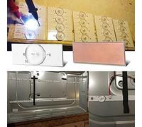 Fafeicy Pièces de Bandes D'éclairage à LED Blanches économes en énergie pour Réparation Télévisée de 32 à 65 Pouces avec des Lampes de 50 Pcs Perles (100pcs avec fil 2 m)