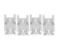 Fafeicy Pièces d'intersection de Voie en T, Goulotte Transversale en Alliage d'aluminium 80 Mm X 30 Mm, Surface Coulissante Lisse, Forme une Voie Transversale pour Vis en T, Outils de Travail du
