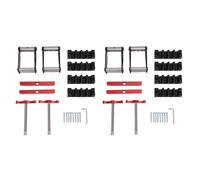 Fafeicy Pince à Pression à 4 Voies, Outil de Serrage pour le Travail du Bois en Alliage D'aluminium avec Conception Multifonctionnelle pour L'assemblage de Panneaux de Fabrication de