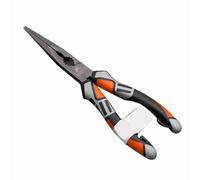 Fafeicy Pince Coupe-fil en Acier au Chrome Vanadium de 8 Pouces, Outil de Sertissage avec Poignées Ergonomiques pour une Prise Solide et une Coupe dans des Espaces Confinés (Pince à bec long)