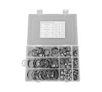Fafeicy Pinces PEX, 90 Pièces en Acier Inoxydable 304, Tailles à Oreille | Mallette de Rangement pour Plomberie, Utilisation CVC, Serrage des Conduites D'eau Automobiles, Bagues d'étanchéité