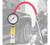 Fafeicy Pistolet à Pression des Pneus, Gonflage Rapide des Pneus, Jauge en Alliage 10-220psi, adapté au Vélo, Moto, Cadran Automobile avec Jauge électromécanique pour le Gonflage de l'air