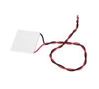 Fafeicy Plaque de Refroidissement 40x40mm DC12V 92W Refroidisseur Peltier 127 éléments de Réfrigération Thermoélectrique à Semi-conducteur avec Qcmax 92W 85Ncm2 Pression D'assemblage