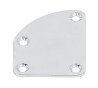 Fafeicy Plaque de Renfort de Manche de Guitare en Alliage ST et Planche de Jonction de Manche de Guitare électrique avec 4 Vis, Planche de Renforcement de de en Métal incurvé pour les Réparations,