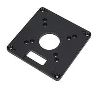 Fafeicy Plaque d'insertion de Table de Routeur CNC de Précision, Construction en Alliage d'aluminium, Facile à Utiliser pour les Machines à Tailler, Taille 120 X 120 X 8 Mm