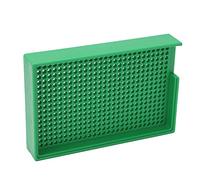 Fafeicy Plateau de Rangement de Vis avec Trous en V, pour Travaux | Construction en PP, Ouverture Uniforme, Encoche pour Vidange Rapide, Compatible avec tournevis.
