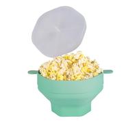 Fafeicy Popcorn en Silicone -ondable, Bol Pliable, sans Huile Nécessaire, Passe au Lave-vaisselle, Parfait pour les Dortoirs Universitaires et les Camping-cars
