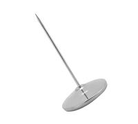 Fafeicy Porte-reçus en Acier Inoxydable, Pointe Mémo Lisse avec Base Ronde pour Bureau, Restaurant ou Hôtel