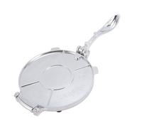 Fafeicy Presse à Tortillas de 8 Pouces, Alliage d'aluminium, Facile à Nettoyer, Machine Polyvalente pour Tortillas et Emballages de Boulettes, Idéale pour la Cuisine à Domicile et les Fêtes (SILVER)