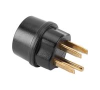 Fafeicy Prise Adaptateur de Générateur, Résout Les Problèmes de Pression du Cordon d'alimentation, NEMA 14-50P à NEMA 14-50R, 50A 12500W, Adaptée à la Recharge de Véhicules électriques