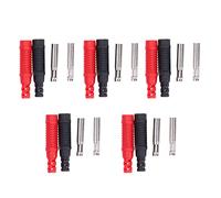 Fafeicy Prise Banane Isolée en Laiton, Connecteur Femelle Haute Performance de 4 Mm pour Courant 30 V CA 60 V CC 24 A, Idéal pour les Machines de Soudage, les Cellules Solaires, les équipements