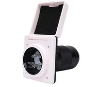 Fafeicy Prise RV Twist Lock Entrée 50 A NEMA SS250P avec Couvercle Résistant aux Intempéries pour Remorques et Applications Marines