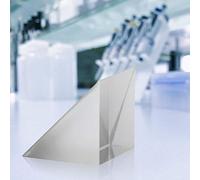 Fafeicy Prisme Triangulaire en Verre Optique K9, Dispersion de la Lumière RVB de qualité Supérieure, Outil Pédagogique de Conception Unique, Idéal pour l'éducation Scientifique et l'apprentissage