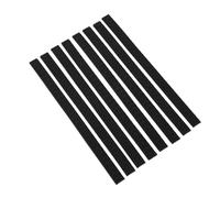Fafeicy Protégeurs de Roues à Bagages, Installation Facile à Installer Silicone Résistant aux Rayons Silencieux 8pcs Roues de Valise de Bande Double Face Couvercles pour Rocher pour Plage (Black)
